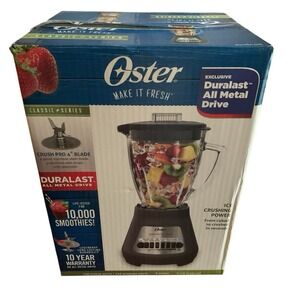 Oster Classic Series 8 Speed Blender with Duralast All Metal Drive NEW Open Box